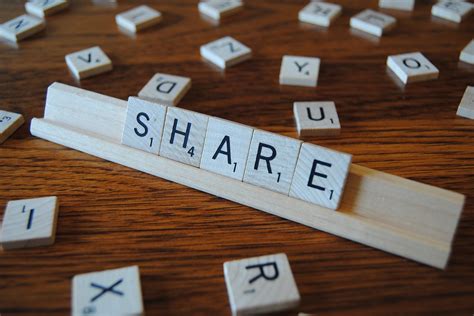 The share .
